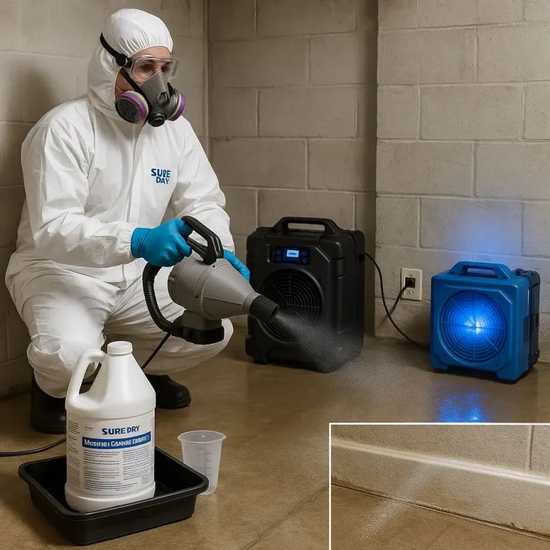 Sanitization and Odor Removal process in Methuen, MA